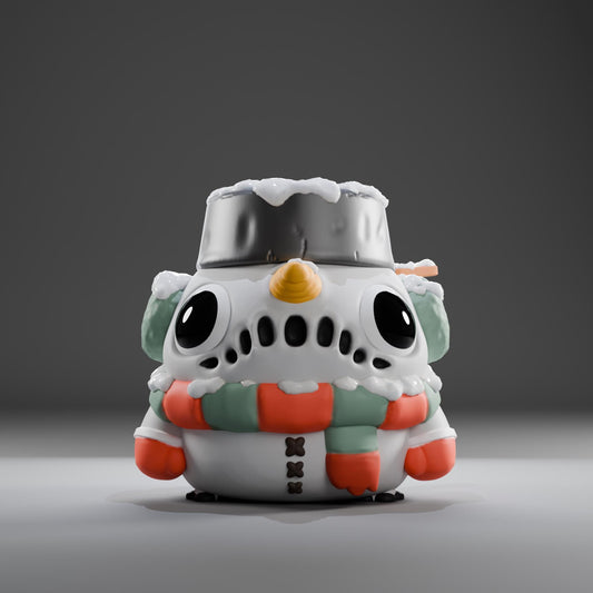 Snowii - UNPAINTED - Grumpii Art Toy