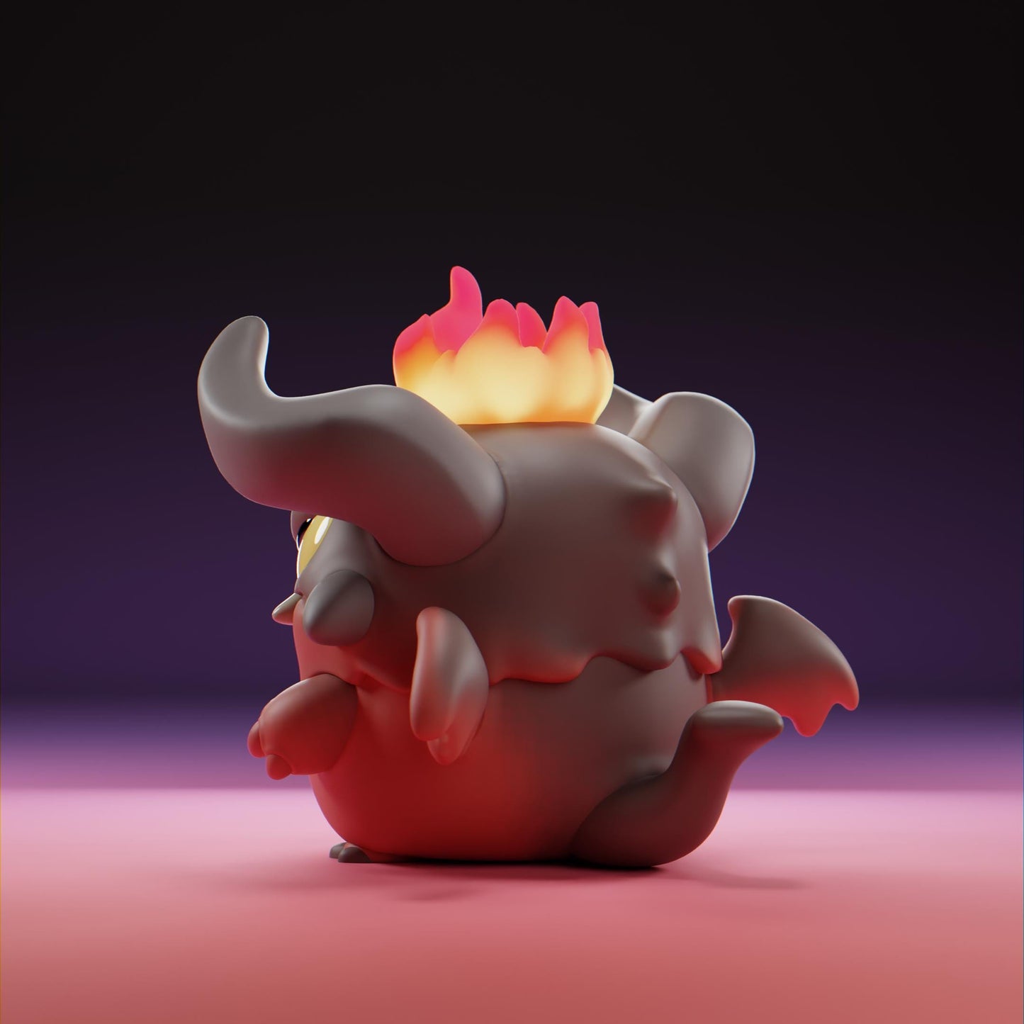 Devilii - UNPAINTED - Grumpii Art Toy