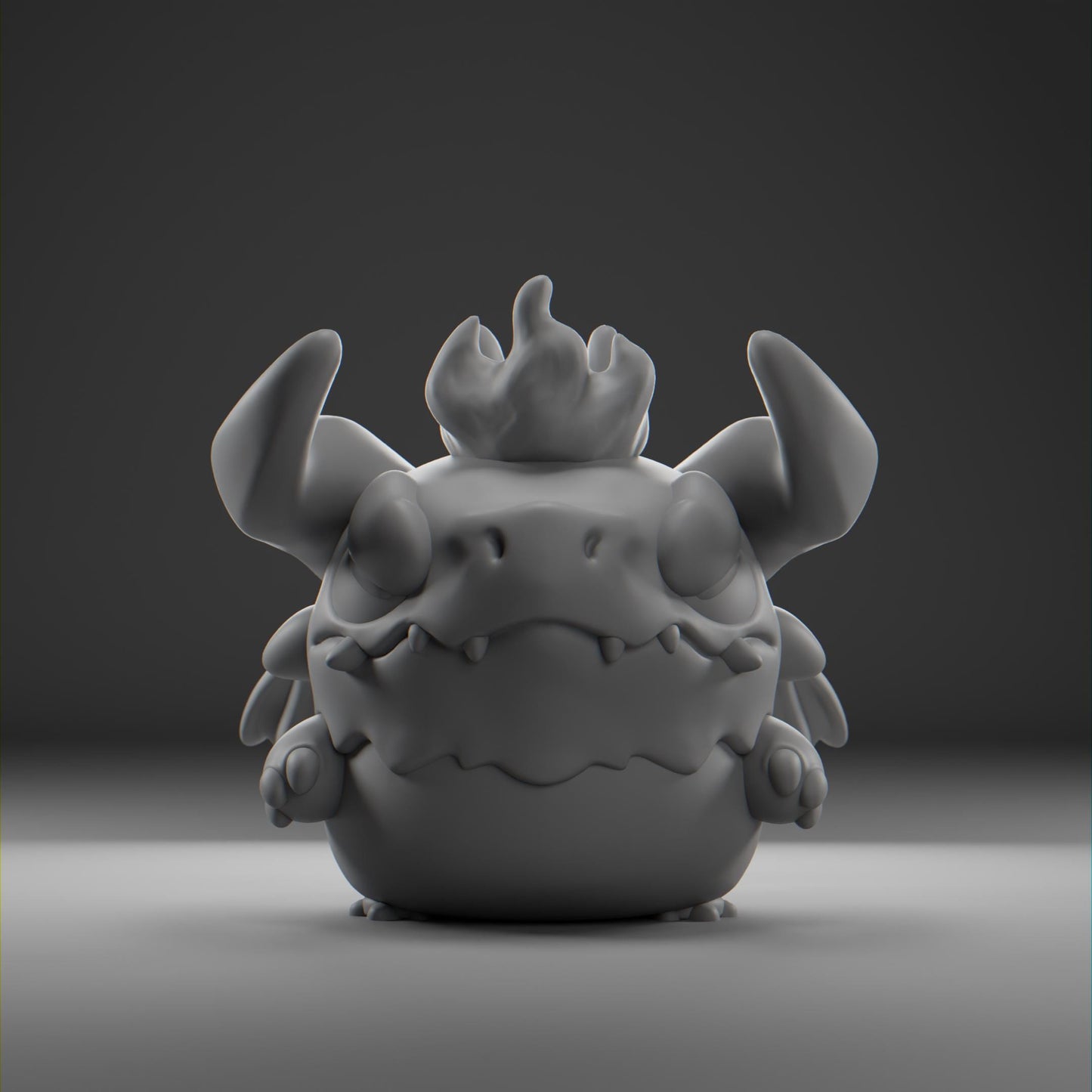Devilii - UNPAINTED - Grumpii Art Toy