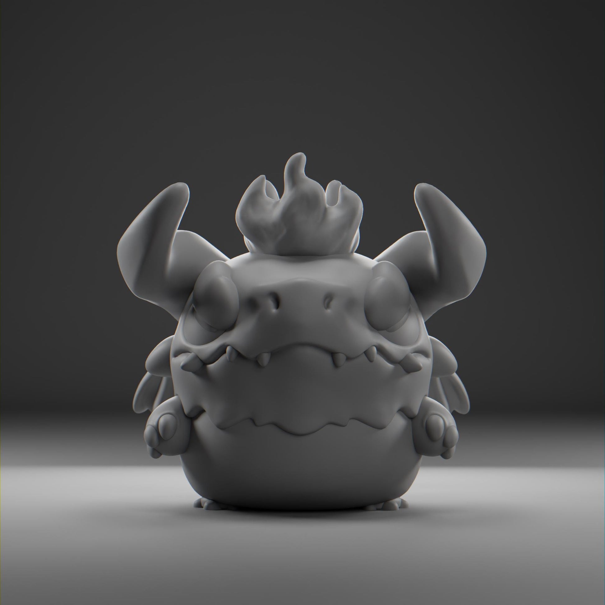 Devilii - UNPAINTED - Grumpii Art Toy