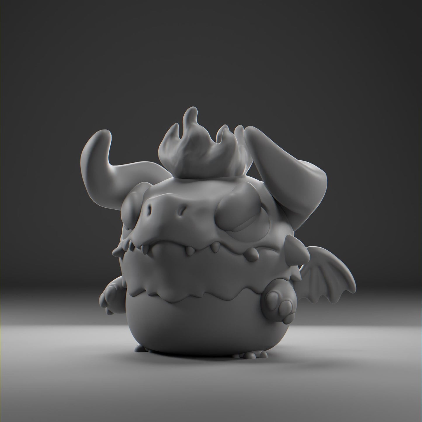 Devilii - UNPAINTED - Grumpii Art Toy