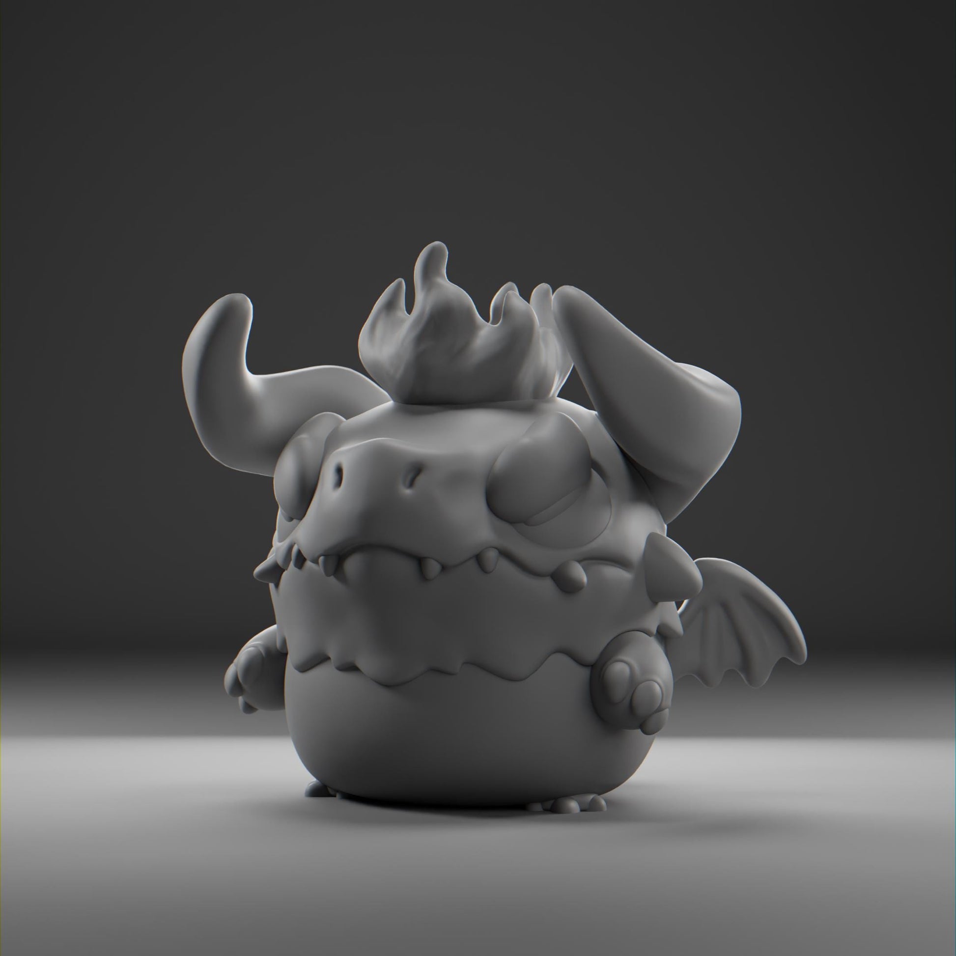 Devilii - UNPAINTED - Grumpii Art Toy