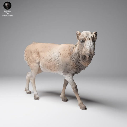 Mongolian Saiga Female - UNPAINTED - Animal Den Miniatures