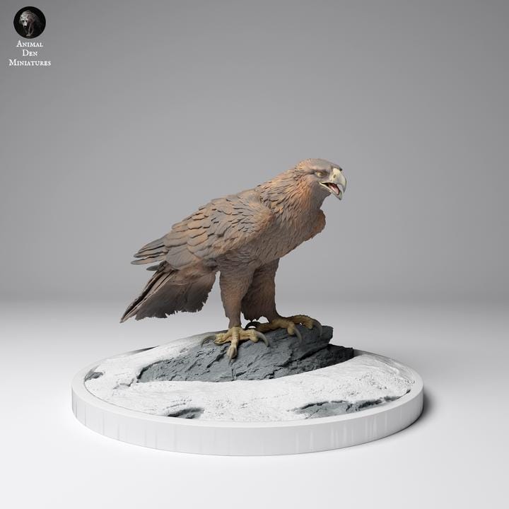 Golden Eagle - UNPAINTED - Animal Den Miniatures