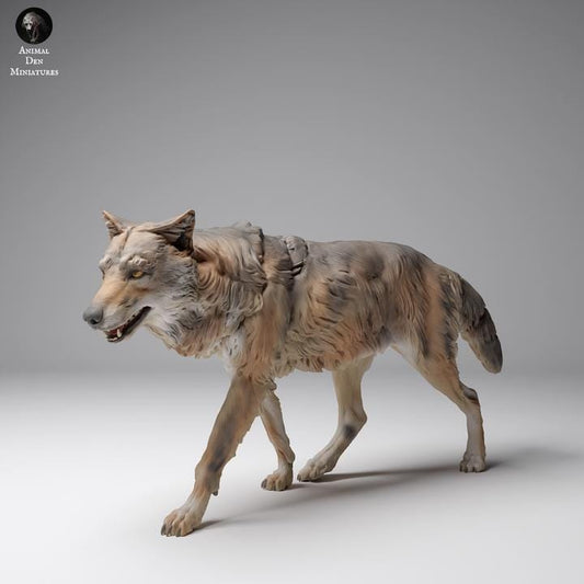 Mongolian Wolf - UNPAINTED - Animal Den Miniatures
