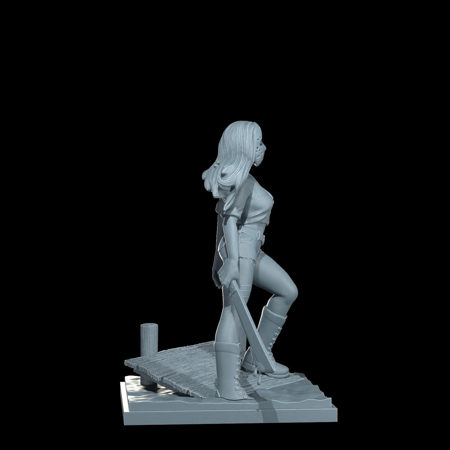 Jason Pin-Up Girl - UNPAINTED FAN ART - Cosmondo