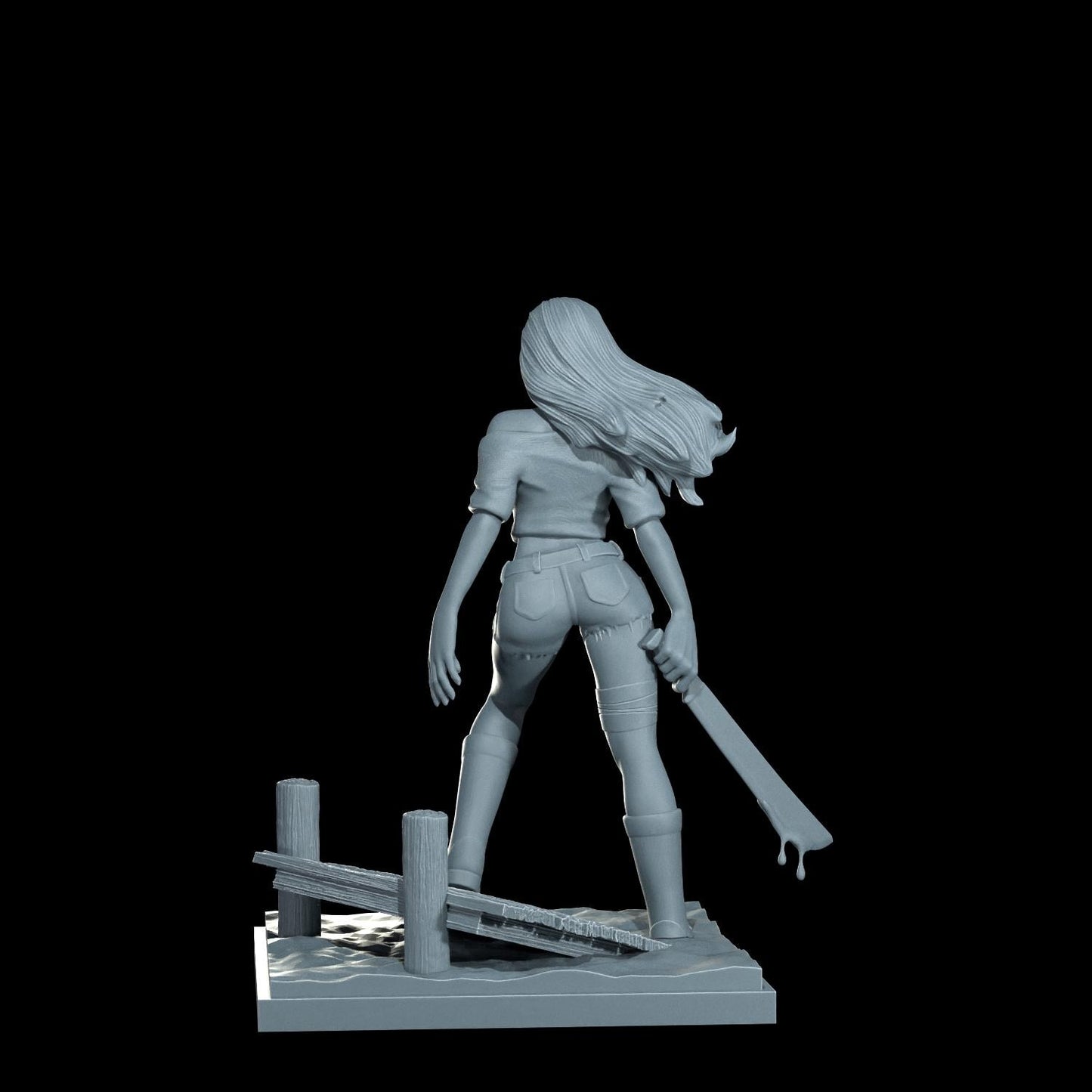 Jason Pin-Up Girl - UNPAINTED FAN ART - Cosmondo