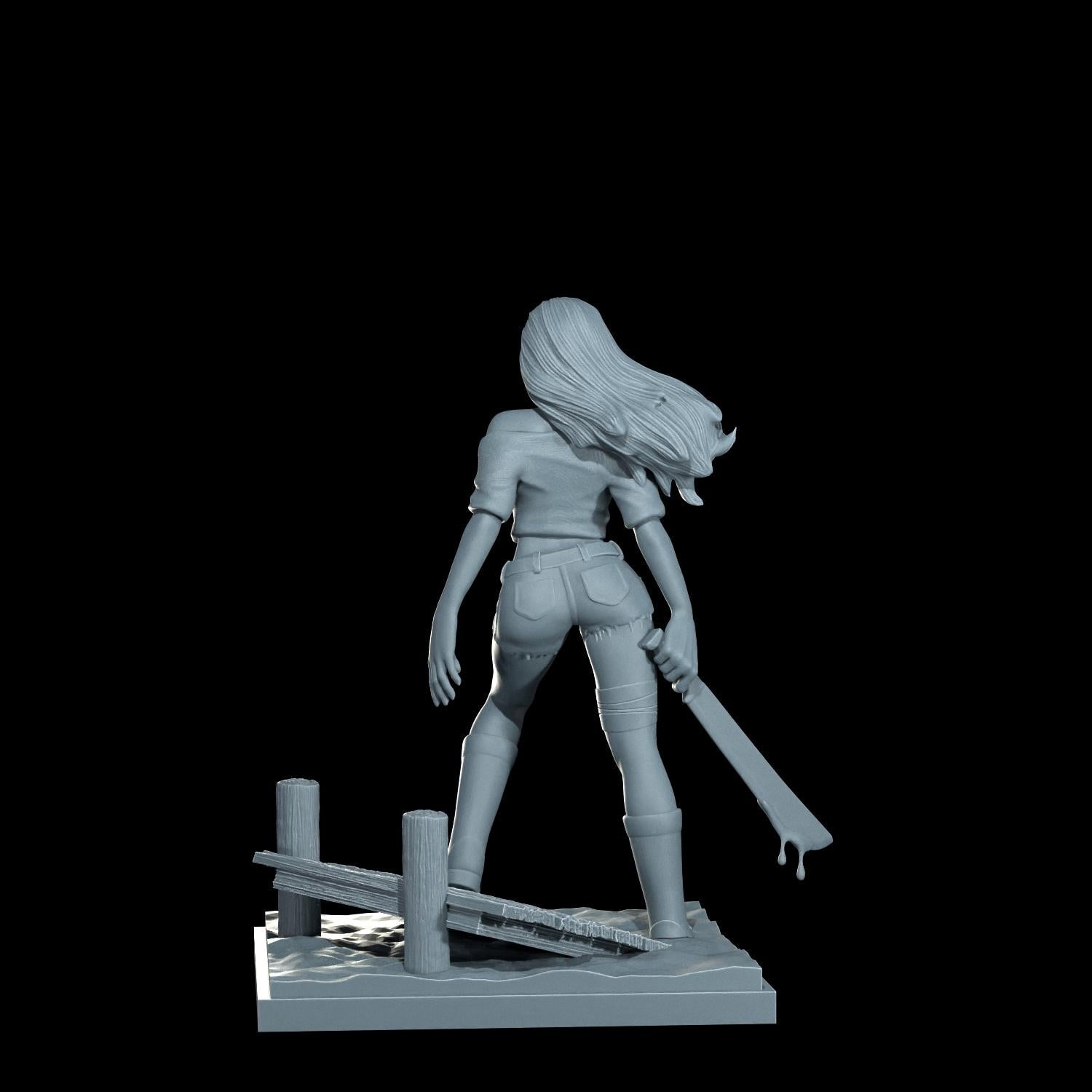Jason Pin-Up Girl - UNPAINTED FAN ART - Cosmondo