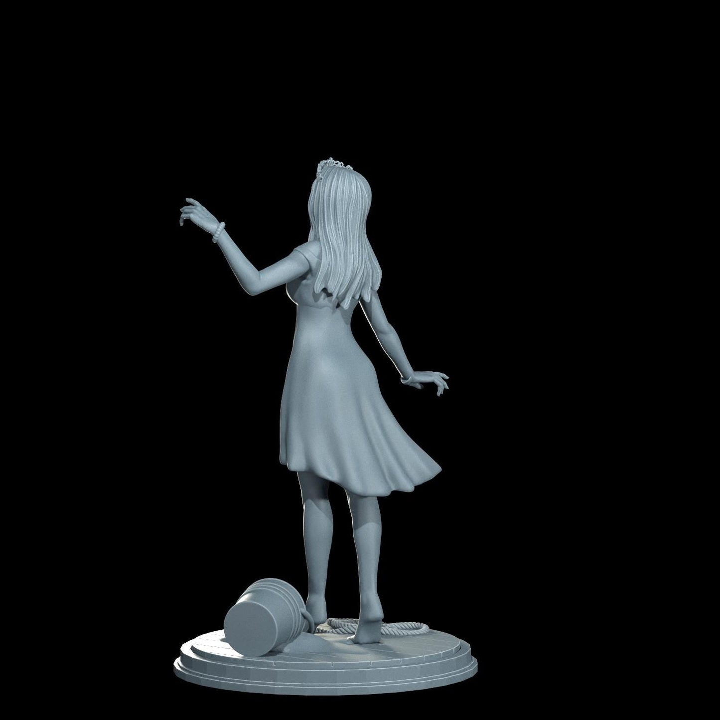 Carrie Pin-Up Girl - UNPAINTED FAN ART - Cosmondo