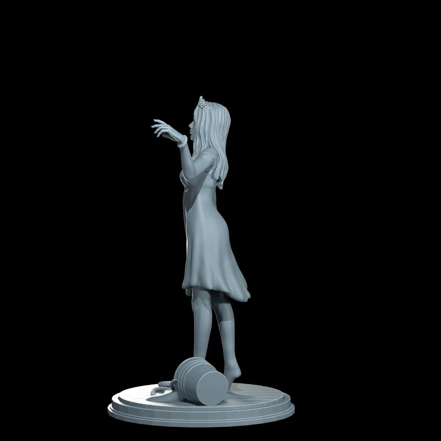 Carrie Pin-Up Girl - UNPAINTED FAN ART - Cosmondo