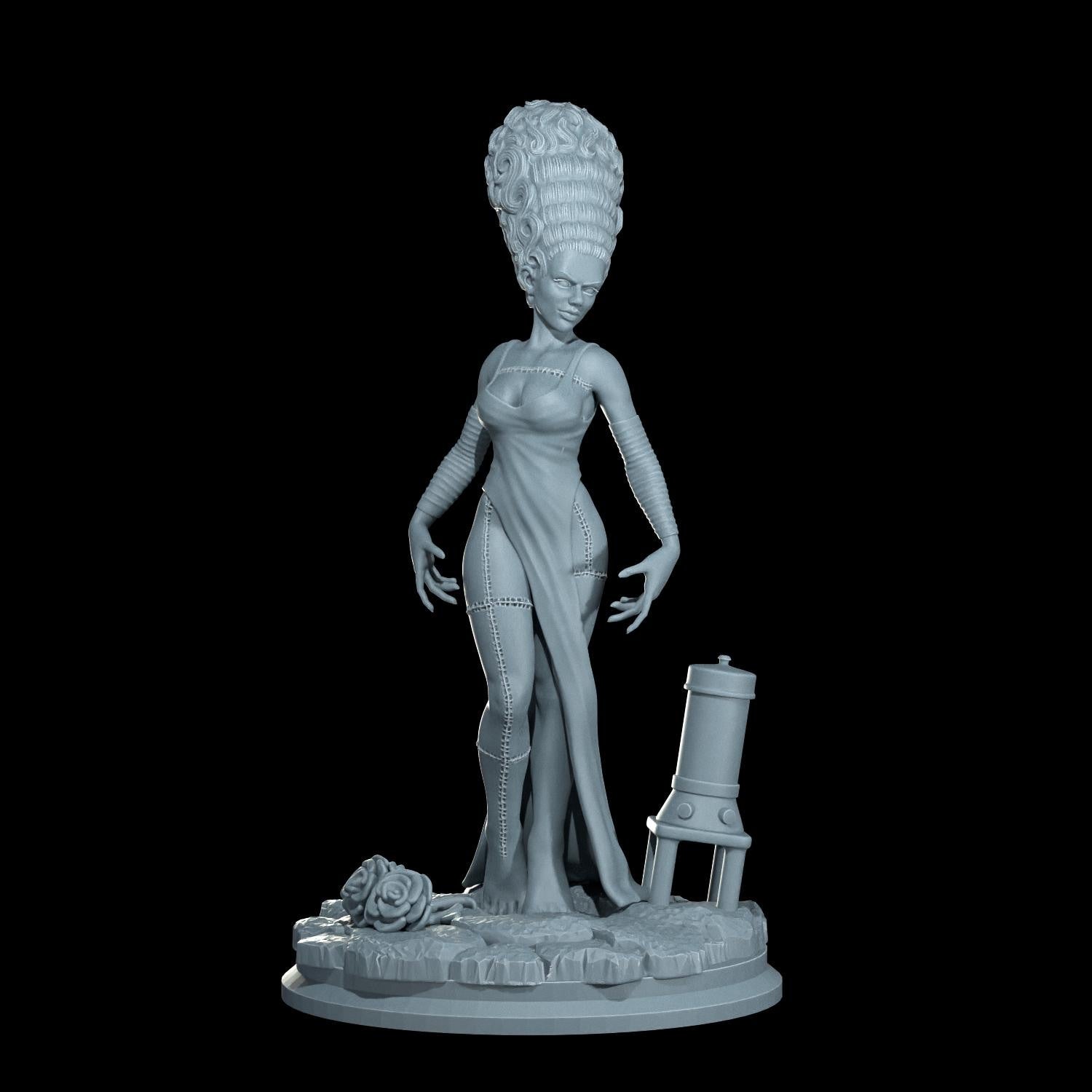 Franky Pin-Up Girl - UNPAINTED FAN ART - Cosmondo