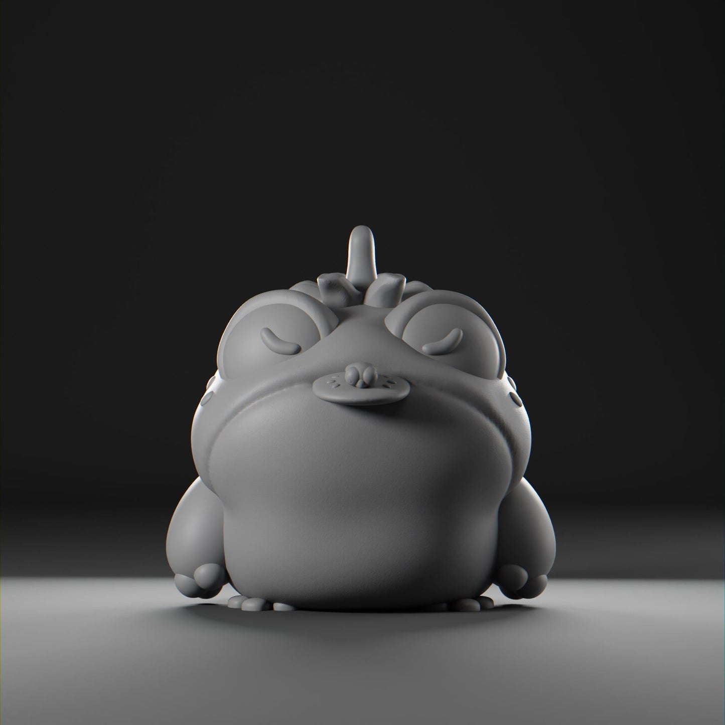 Tomatoad - UNPAINTED - Grumpii Art Toy