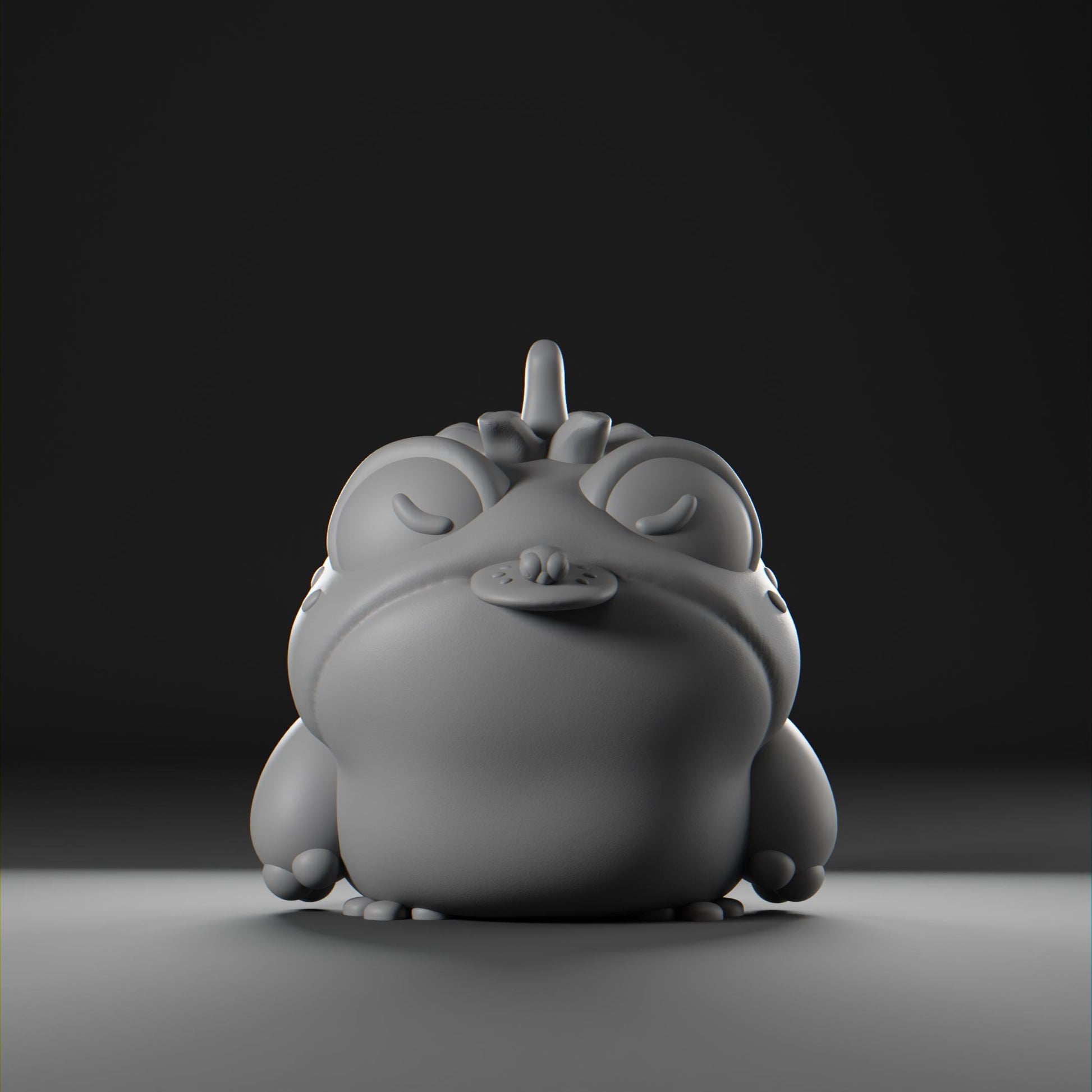 Tomatoad - UNPAINTED - Grumpii Art Toy