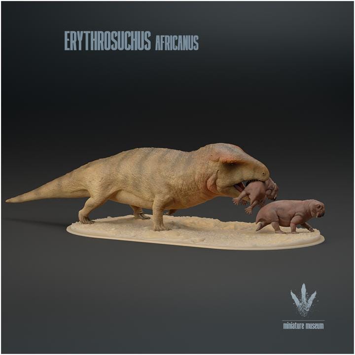 Erythrosuchus africanus : Hunt - UNPAINTED - Miniature Museum