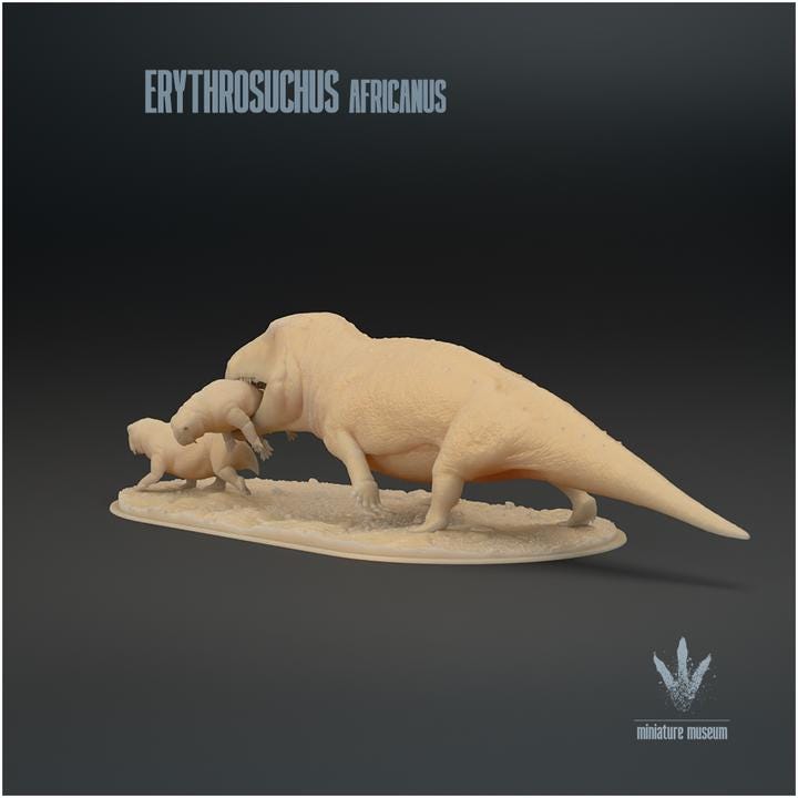 Erythrosuchus africanus : Hunt - UNPAINTED - Miniature Museum
