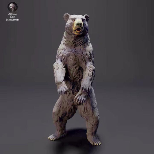 Black Bear Standing - UNPAINTED - Animal Den Miniatures