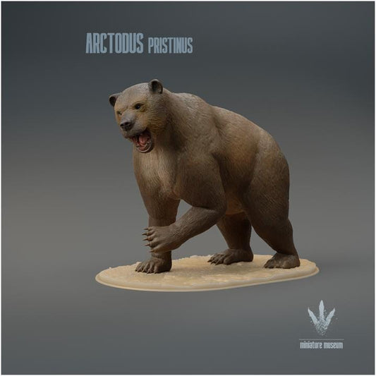 Arctodus pristinus : Attacking - UNPAINTED - Miniature Museum