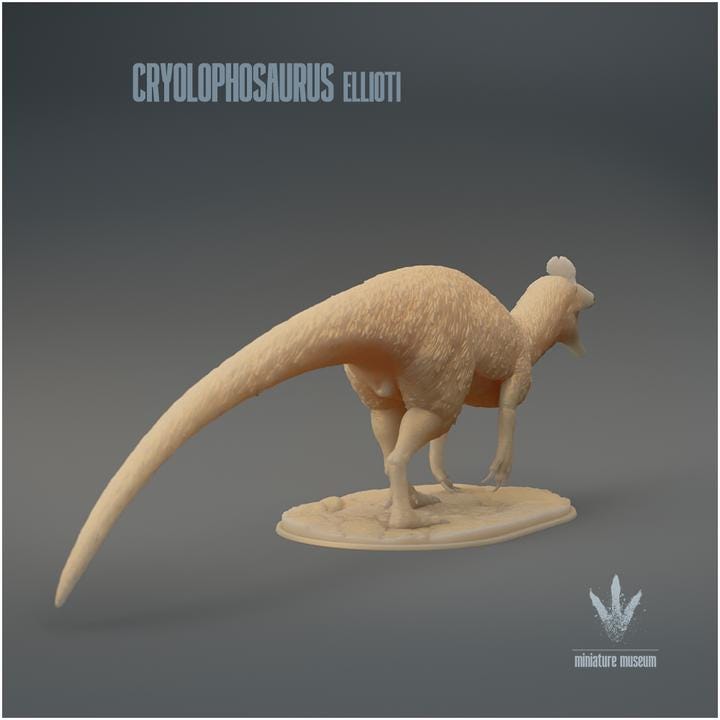Cryolophosaurus ellioti : The Roar - UNPAINTED - Miniature Museum