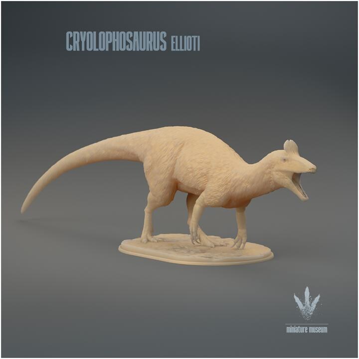 Cryolophosaurus ellioti : The Roar - UNPAINTED - Miniature Museum