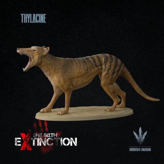 Thylacine : The Thylacine Snarl - UNPAINTED - Miniature Museum