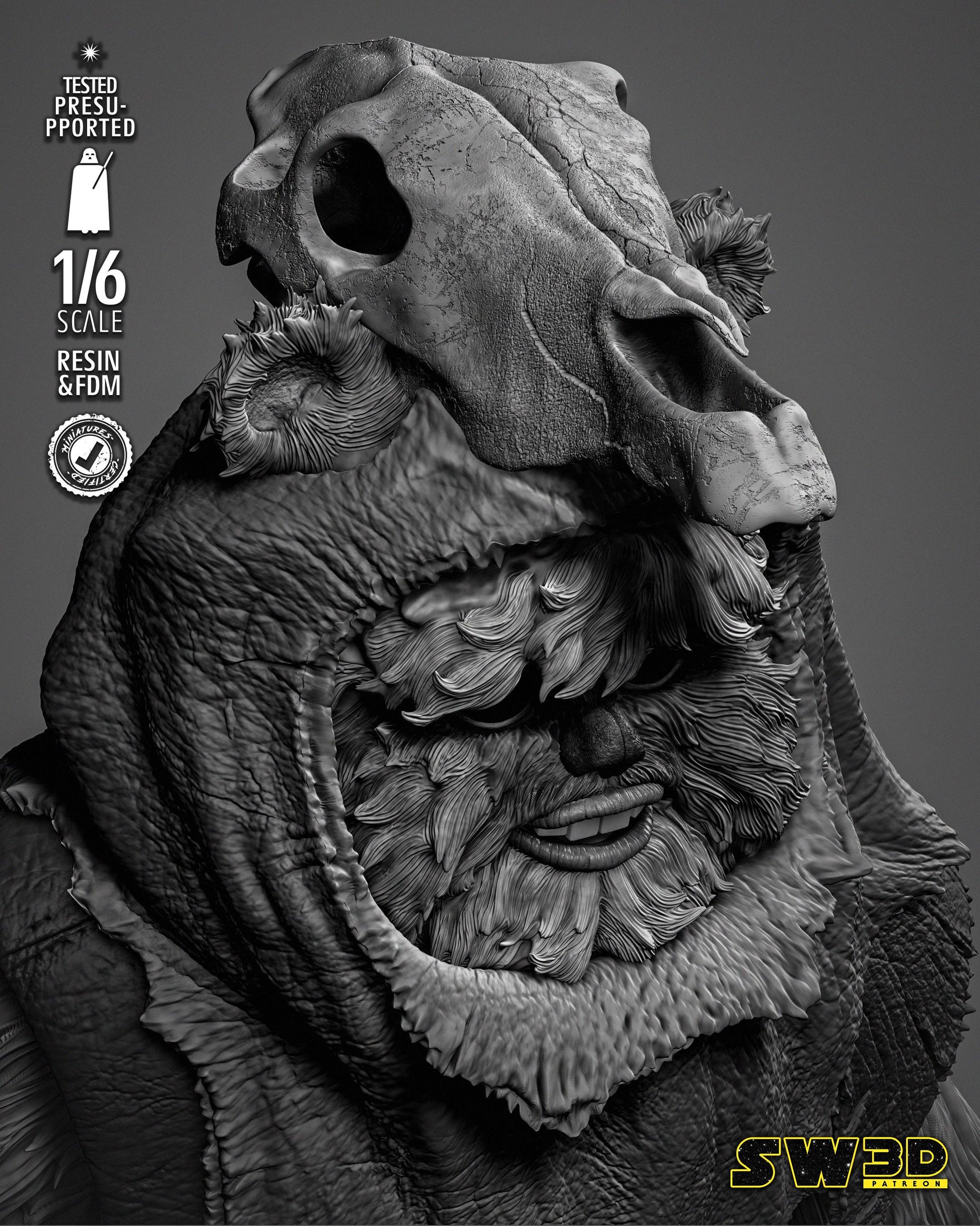 Ewok 2 - UNPAINTED - Star Wars 3D Models