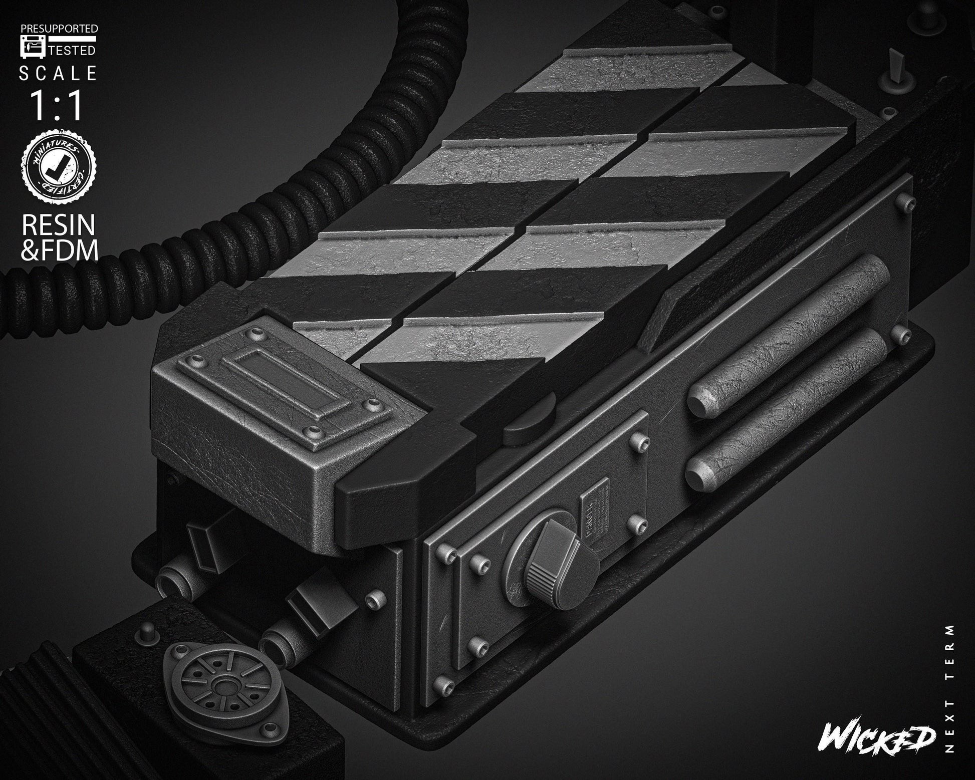 Ghost Trap - UNPAINTED FAN ART - Wicked 3D Models