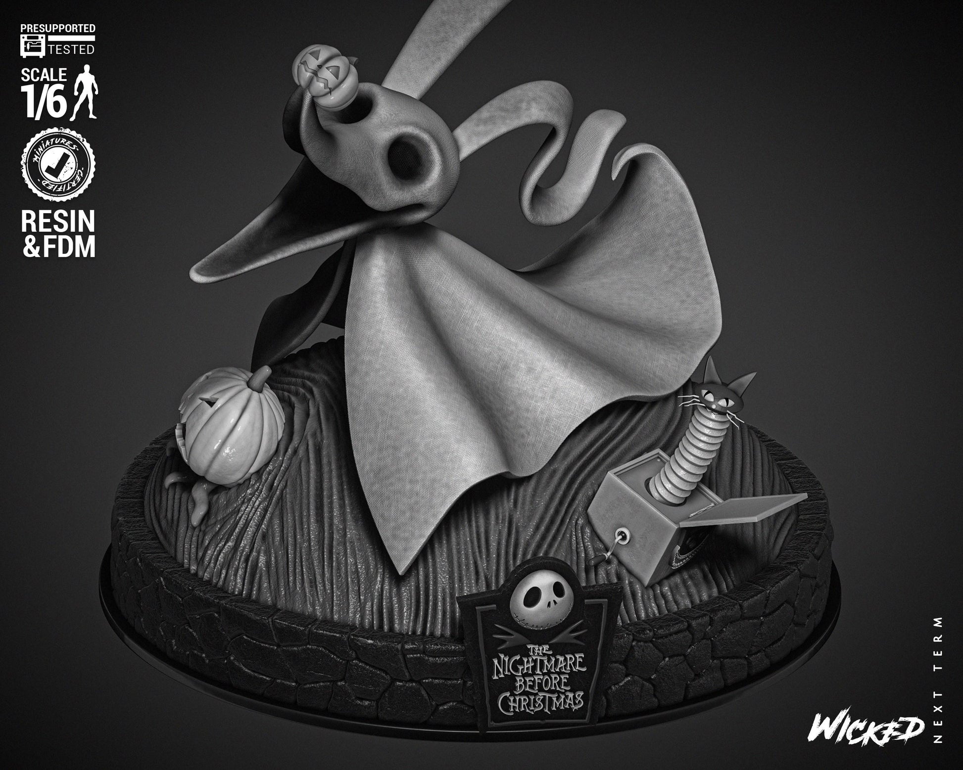 Zero - UNPAINTED FAN ART - Wicked 3D Models