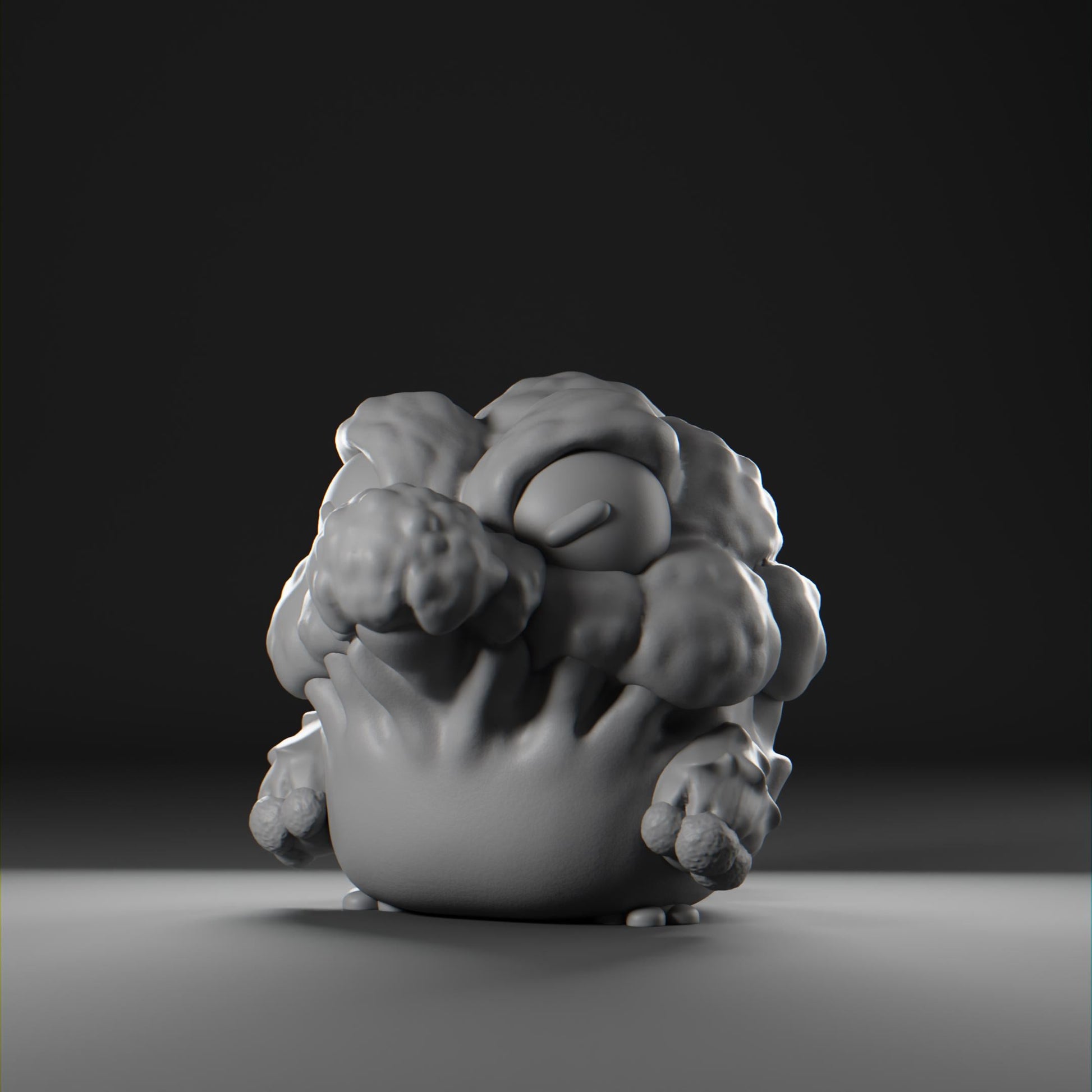 Crocolii - UNPAINTED - Grumpii Art Toy