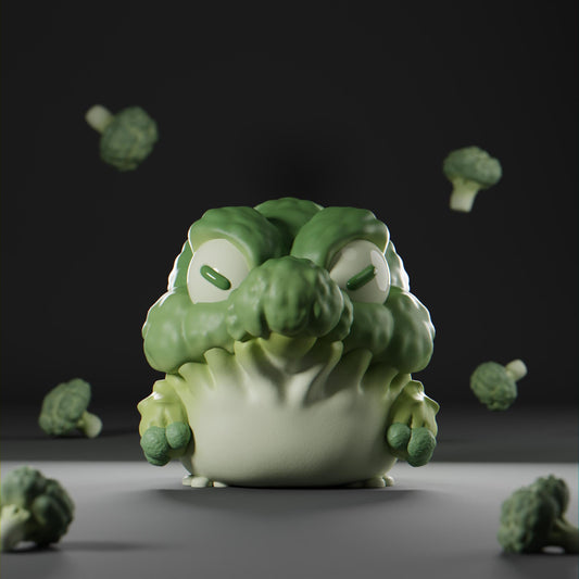 Crocolii - UNPAINTED - Grumpii Art Toy