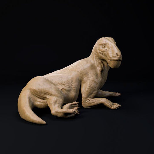 Inostrancevia Latifrons resting- Dino and Dog Miniatures