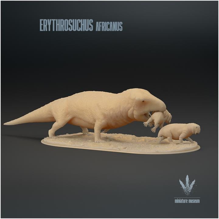 Erythrosuchus africanus : Hunt - UNPAINTED - Miniature Museum