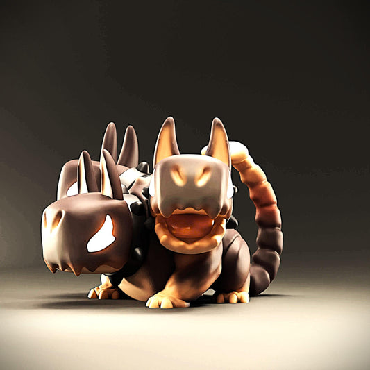Cerberii - UNPAINTED - Grumpii Art Toy