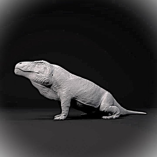 Erythrosuchus resting - UNPAINTED - Dino and Dog Miniatures