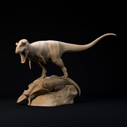 Daspletosaurus King - UNPAINTED - Dino and Dog Miniatures