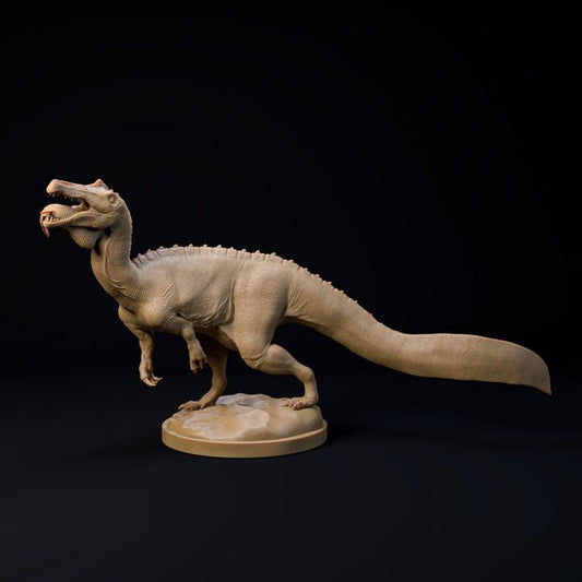 Irritator successful hunt - UNPAINTED - Dino and Dog Miniatures