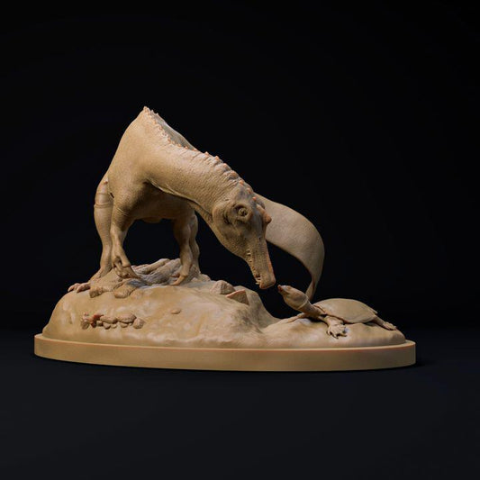 Irritator curious encounter - UNPAINTED - Dino and Dog Miniatures