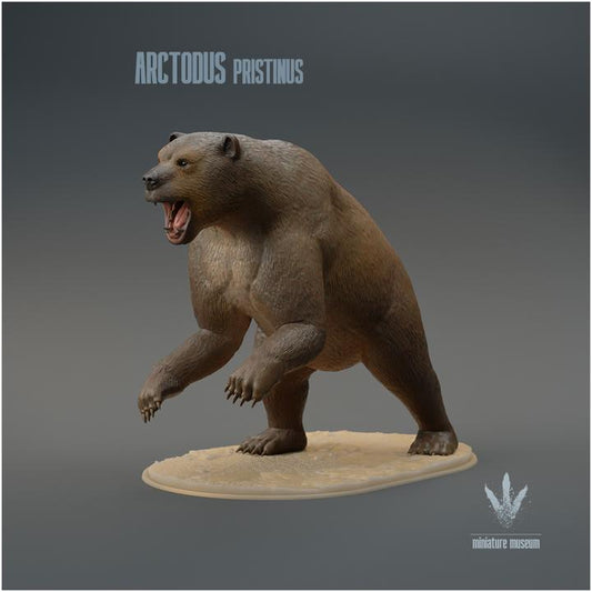 Arctodus pristinus : Standing - UNPAINTED - Miniature Museum