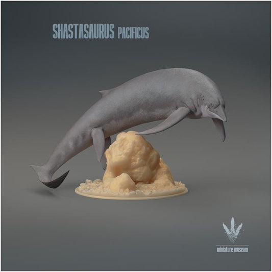 Shastasaurus pacificus : Swimming - UNPAINTED - Miniature Museum