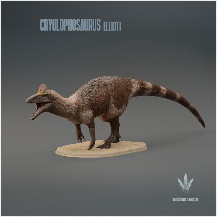 Cryolophosaurus ellioti : The Roar - UNPAINTED - Miniature Museum