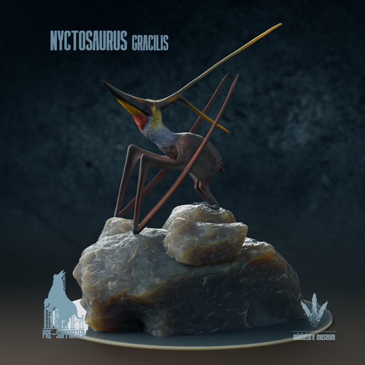 Nyctosaurus gracilis : The Night Lizard - UNPAINTED - Miniature Museum