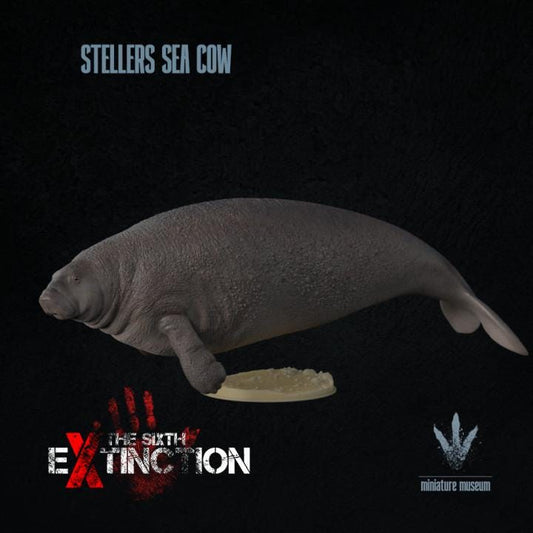 Steller's sea cow : Hydrodamalis gigas - UNPAINTED - Miniature Museum