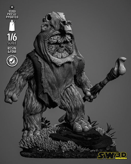 Ewok 2 - UNPAINTED - Star Wars 3D Models