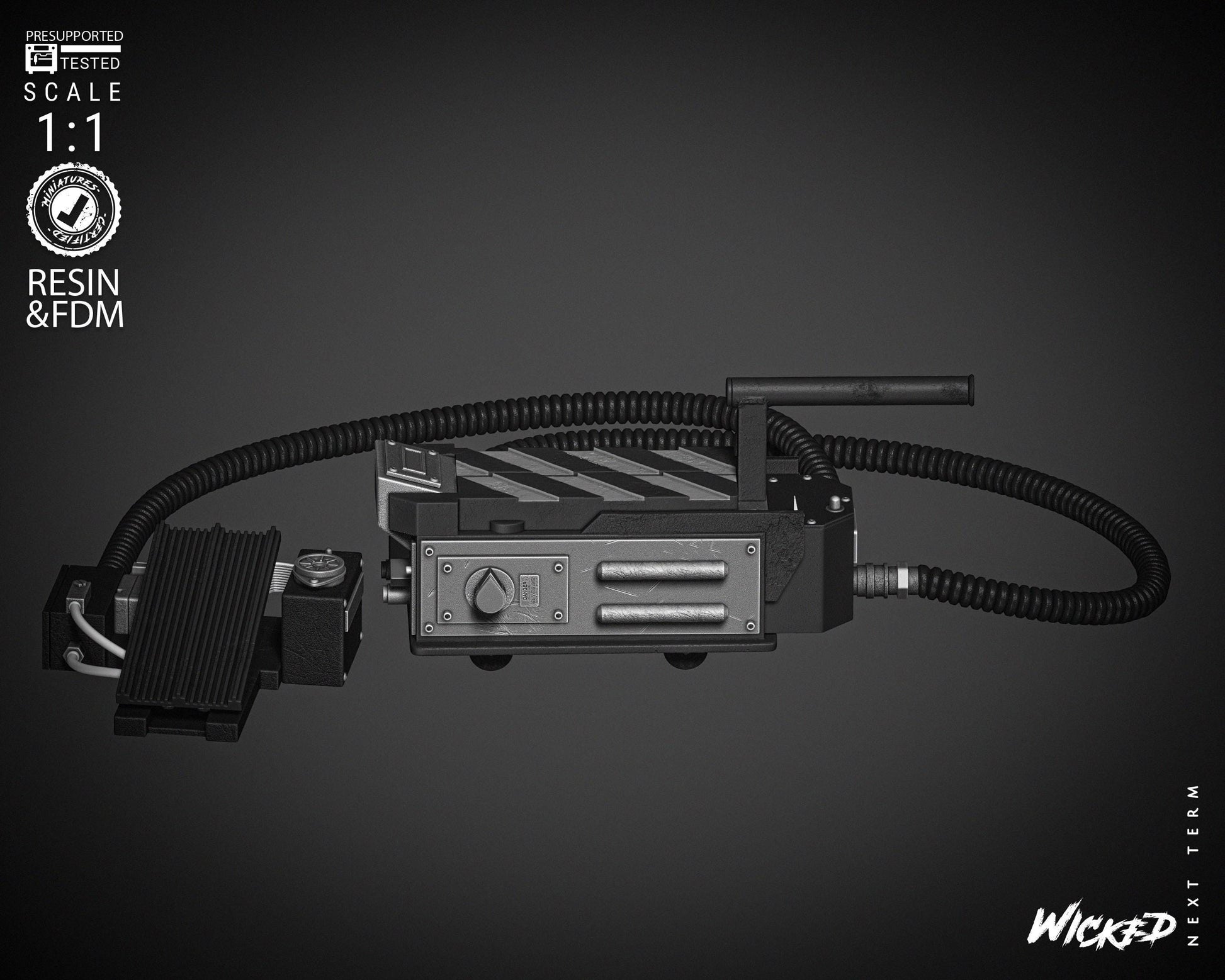 Ghost Trap - UNPAINTED FAN ART - Wicked 3D Models