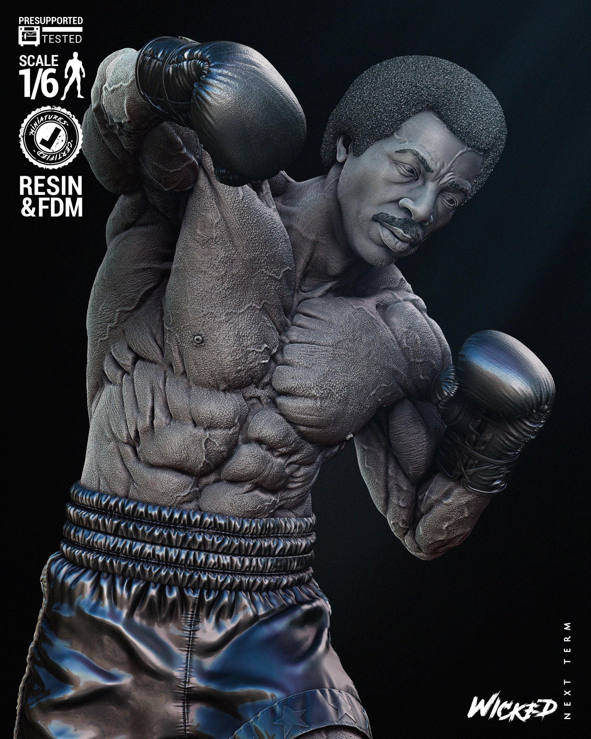 Apollo Creed - FAN ART - UNPAINTED - Wicked