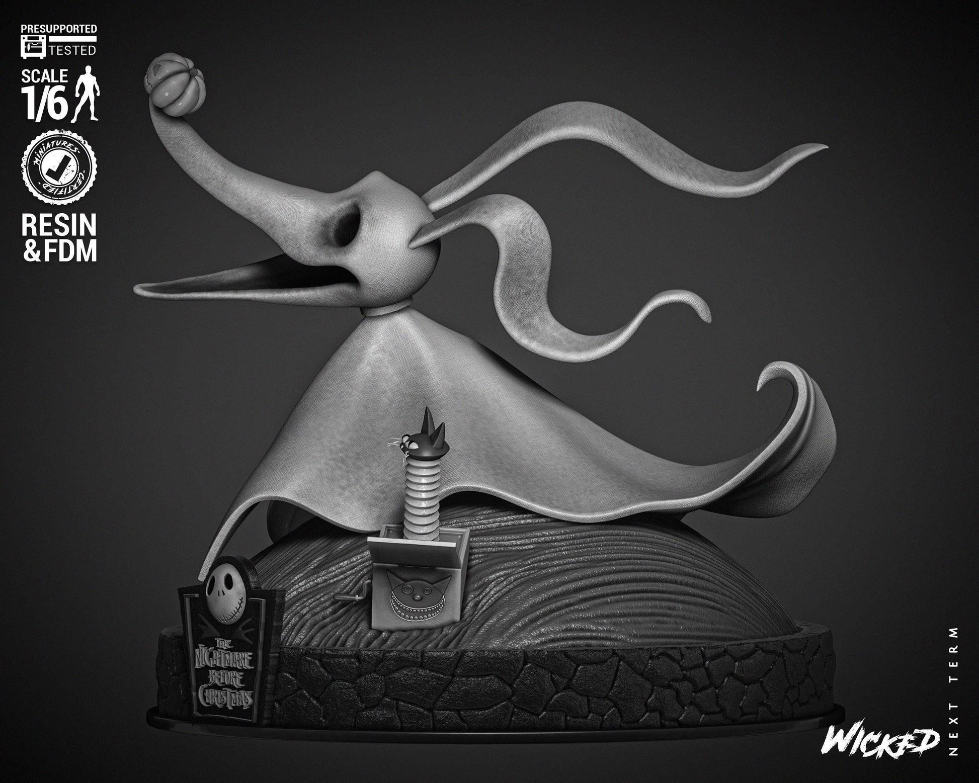 Zero - UNPAINTED FAN ART - Wicked 3D Models