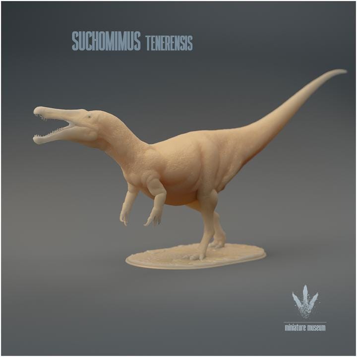 Suchomimus tenerensis : The Crocodile Mimic - UNPAINTED - Miniature Museum