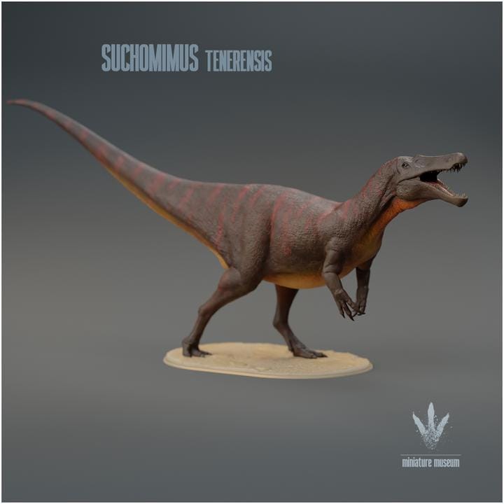 Suchomimus tenerensis : The Crocodile Mimic - UNPAINTED - Miniature Museum