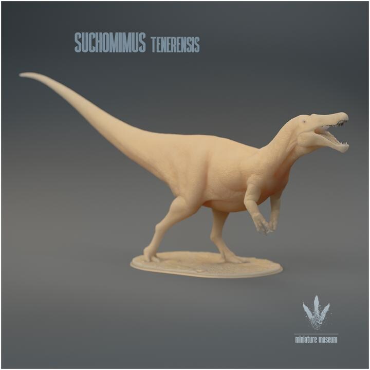 Suchomimus tenerensis : The Crocodile Mimic - UNPAINTED - Miniature Museum