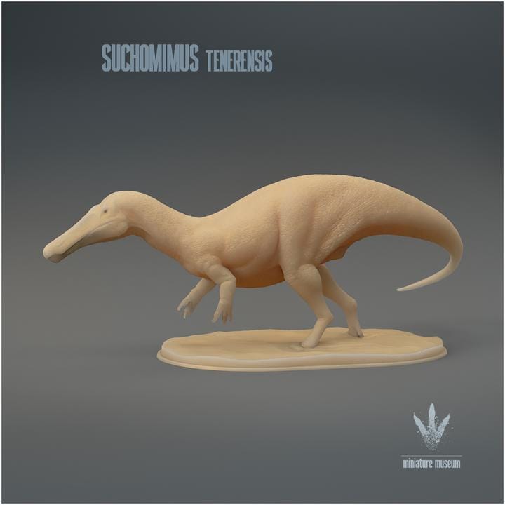 Suchomimus tenerensis : Fishing - UNPAINTED - Miniature Museum