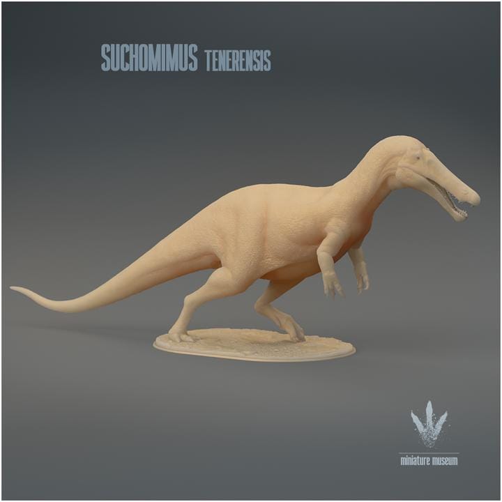 Suchomimus tenerensis : Walking - UNPAINTED - Miniature Museum